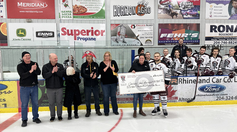 Twisters Raise Money for Cancer Care Manitoba